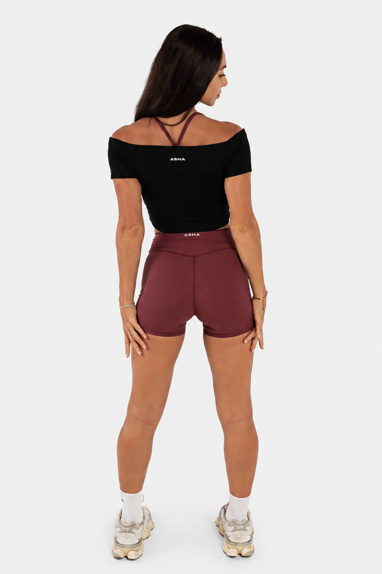 Off Shoulder Midi - Black